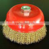 Crimped Steel Wire Cup Brush thumbnail-1
