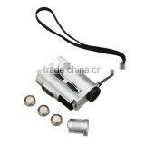 KMT Mini 30-60X Pocket Microscope Loupe LED UV Light Magnifier thumbnail-3