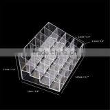 Clear Acrylic 24 Lipstick Holder Display Stand Cosmetic Organizer Makeup Case thumbnail-3