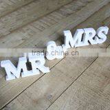 2015 MDF White Wooden Letter,MR&MRS Wooden Letters Wedding Decoration, thumbnail-4