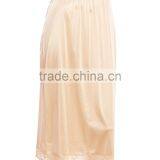 Side Slit Lace-Trim Half-Slip Skirt Long thumbnail-4