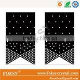 Cheer Bow Rhinestone Transfer Strip v End Rhinestone Iron On Transfer Applique thumbnail-1