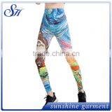 KX018 Polyester Women's Novelty Leggings With Cute Fat Cat 2017 thumbnail-6