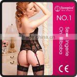 2015 Hot Sales and Fashionable Black Sexy Fat Women Corsetsexy Busty Corset Bustier Sexy Corset thumbnail-2