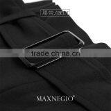 Guangzhou Maxnegio Wholesale 2016 New Style Fashion Loose Casual Women Shorts Black/ White With Belt thumbnail-3