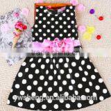 2016 Wholesale Baby Girls Summer Dot Dress thumbnail-3