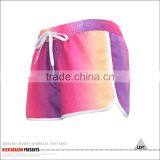 Neon Color Short Pants Scalloped Style Popular Women Swim Shorts thumbnail-3