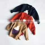 S17700A Wholesale Round Neck Long Sleeve Cotton Knit Kid Sweater thumbnail-4