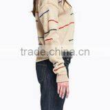 EY0908S Women Stripe Cashmere Pullover Cashmere Sweater thumbnail-2