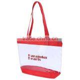 Clear Tote Bag - NFL Security Approved, Made of Clear Vinyl With 600 Denier Polyester Base and Handles and Comes With Your Logo. thumbnail-1