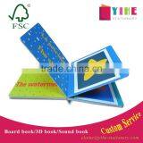 Hardcover Book Printing Custom Special-shape Children Carton Board Book Hot Stamping