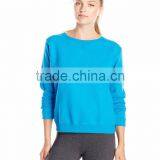 Custom Sports Plain Sweatshirts Cheap Fleece Sweater Girls Stylish Knitted Pullover Sweater thumbnail-4