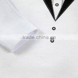 OEM Logo 100% Cotton White Baby Boy Rompers Baby Long Sleeve Jumpsuit Bodysuit Newborn Sleep Gown thumbnail-4