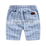 New Style Plaid Wholesale Cotton Boys Shorts thumbnail-2
