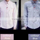 Decorated Pocket High Quality Oxford Shirts Autumn Shirts for Man Casual Shirts thumbnail-3