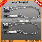 YL-E527 Wire Safety Lanyard/retractable Lifeline/saftey Lanyard With Snap Hook