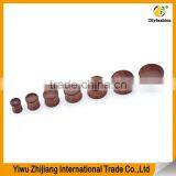 Natural Organic Sono Wood Doule Flared Saddle Plug Gauge Ear Stretchers thumbnail-5
