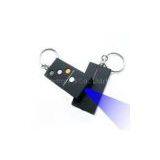 Promotional Small Metal / Plastic Led Flashlight Key Chains Torch for Give Away Gifts