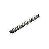 1U Zinc Alloy Keystone Jack 24 Port Cat6 Patch Panel , Category 6 STP Patch Panels