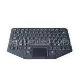 89 Key Silicone Sealed & Ruggedized Keyboard With Touchpad , Optional Trackball