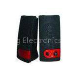 Plastic 2.0 Small High Powered Computer Speakers 3.5 mm Jack Low Bass