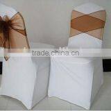 Organze Chair Sashes for Wedding Spandex Chair Cover