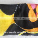 China Supplier Wholesale Cotton Custom Printed Beach Towel thumbnail-1