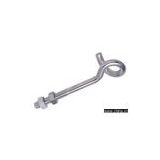HOOK FOR SWING WITH TWO NUT ZINC PLATED IN SIZES OF 10~14MM (WIRE)