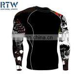 Custom Bjj Printed Rash Guard, Rashguard, Compression Wear