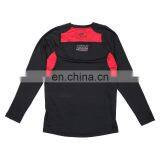 Long Sleeve Black Blank Plain Soccer Jersey For Training thumbnail-3