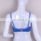 High Quality Fashion Fat Women Blue Brassiere thumbnail-3