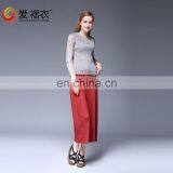 Popular Indian Women Casual Pants Wide Leg Trousers With Elastic Band thumbnail-5