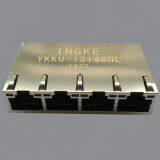 0826-1X4T-GH-F YKKU-13146NL 1X4 Port Gigabit POE+ RJ45 Magnetic Jack Connector thumbnail-1