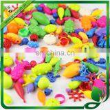 Diy Bright Reusable Beads In Assorted Shapes Sizes Colors Plastic Beads thumbnail-1