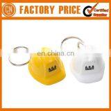 Popular Sale Promotional Bottle Cap Safety Helmet Keychain With Privated Logo Printed