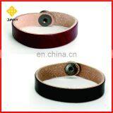 Wholesale Custom LOGO Genuine Leather Blank Leather Bracelet thumbnail-6