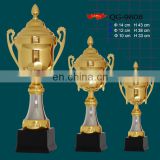 2017 cheap design gold plated medal trophy for sports meeting