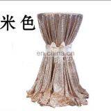 Shiny Sequin Table Cloth, Bistro Cover,cocktail Table Cover for Wedding Decoration for Open-air Bar