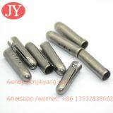 20mm Shiny Nickle Color Bullet Shape Shoelace Tips thumbnail-2
