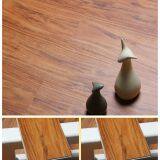 SPC Floor Plastic Flooring Sheet Tiles Slotted Click Lock 3.2mm Thickness 0.15mm Wear Layer