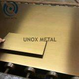 Cross Hairline Brush Stainless Steel Sheet Copper Bronze Plate 304 Grade in Sheet Metal Fabrication thumbnail-5