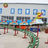 Amusement Park Thrilling Slide dragon mini roller coaster Electric Train  Games
