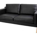 Borge Mogensen KB06 Sofa With Italy Genuine Leather With 2 Seats thumbnail-3