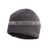 Cheap Price Unisex Embroidery Print Logo Winter Polar Fleece Custom Beanie Hat thumbnail-3