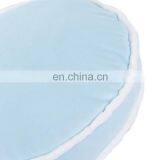 High Quality Light Blue Round Plush Decoration Cushion Round Cake Stuffed Chair Pad Car Seat Cushion thumbnail-7