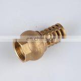 Yuhuan Casting Female Threaded 1 to 3inch With Brass Strainer Brake Pedal Foot Valve for Water thumbnail-4