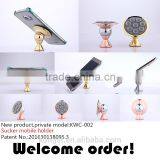 360 Rotating suction cup mobile phone stand Metal mobile phone holder