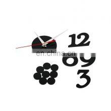 DIY Self Adhesive Room Interior Decorative Wall Clock China Digit Dot Number Art Wall Clock 3 Piece thumbnail-2