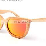 New Model Top Quality Men Women Natural Wood Temple Wood Full Frame REVO Silver TAC Polarized Lens Sunglasses thumbnail-3