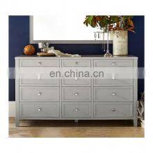 Extra Wide Simple Pattern Wooden Dresser With Spaciours Drawers for Bedroom thumbnail-5